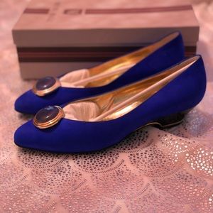 Bruno Magali blue small heel